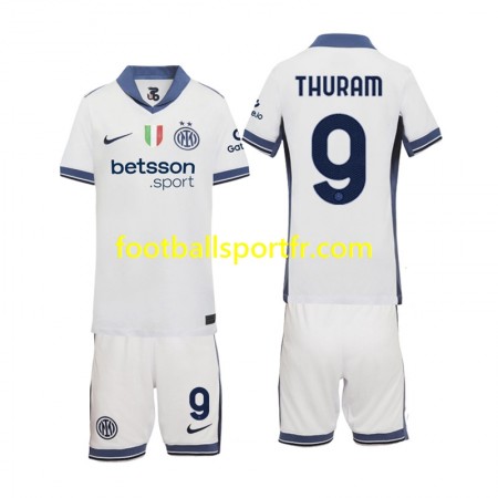 Tenue Inter Milan Marcus Thuram 9 Enfant Exterieur 2024-2025 Maillot de Foot